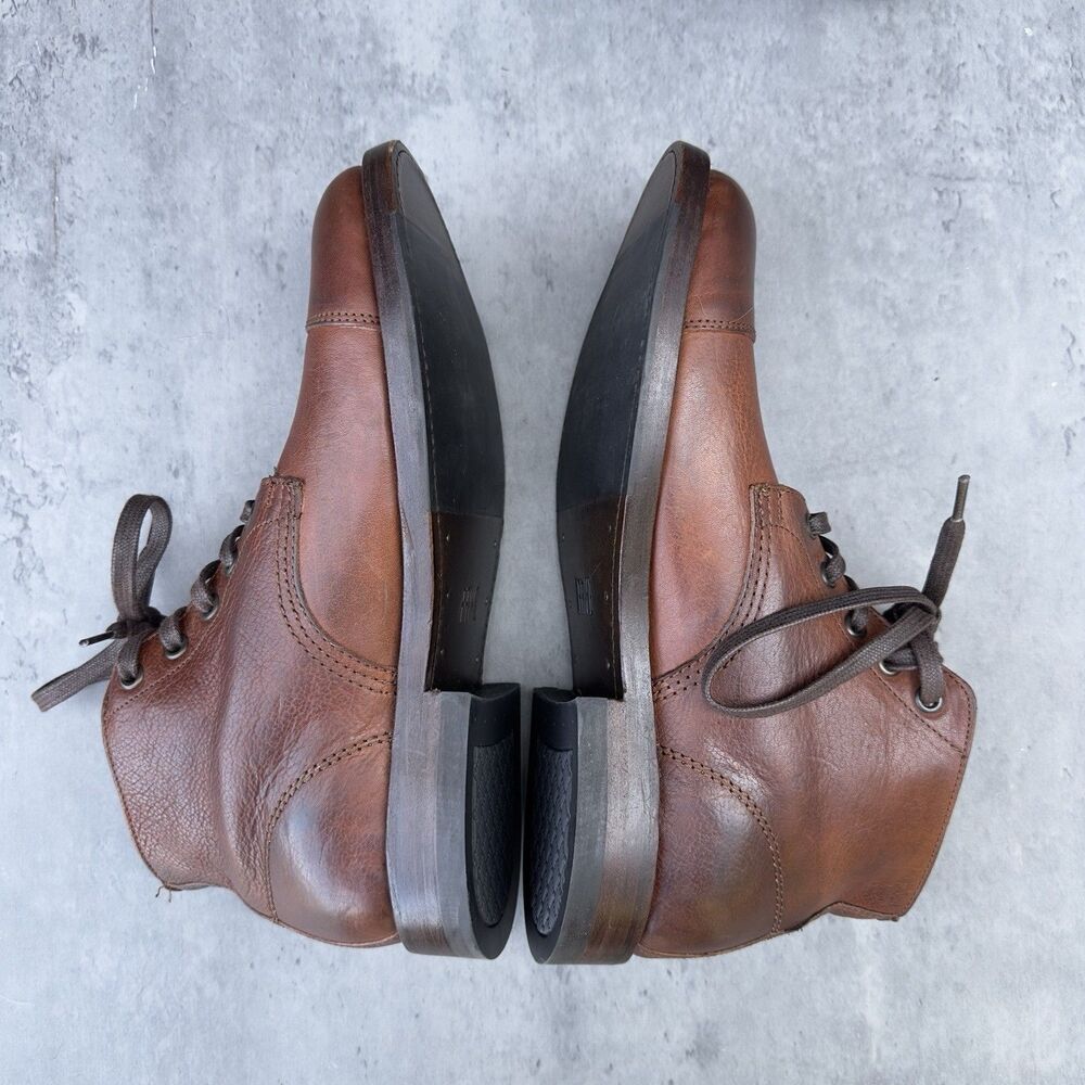 Frye Will Chukka Boots Men’s 8M Copper Brown Leather Cap Toe 3487789-COP New - Picture 6 of 10